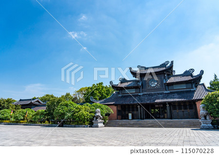 Bai Dinh Pagoda, a World Heritage Site in Ninh Binh, Hanoi, Vietnam, boasts the largest site area in the Orient. 115070228