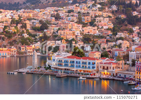 View of Ano Symi, Greece 115070271