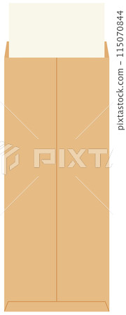 Documents coming out of the envelope 115070844