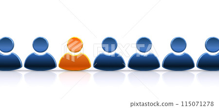 Selection from the group, leader and group 115071278