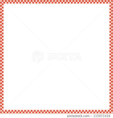 Red and white frame 115071428