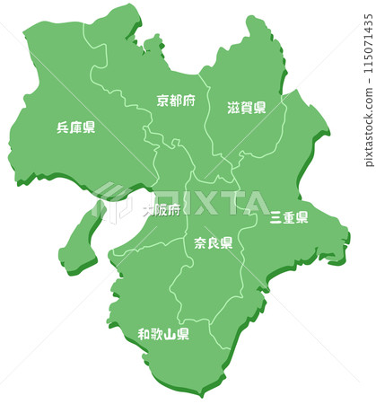 近畿地區的形狀 115071435