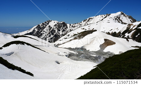 立山連峰的地獄谷 立山連峰的地獄谷 115071534