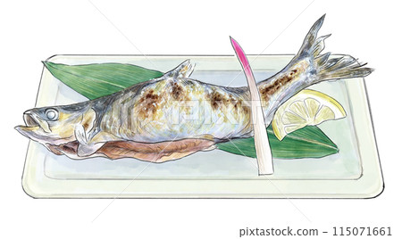 Grilled char 115071661