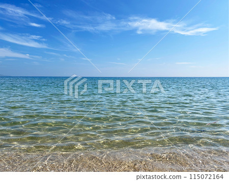 Tropical blue sky and sea Tropical blue sky and sea 115072164