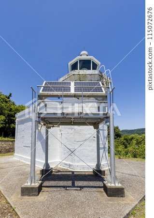 Kuchinotsu Lighthouse, located at the southern tip of the Shimabara Peninsula [Minamishimabara City, Nagasaki Prefecture] 115072676