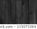 wood black background texture, Top view blank for design 115073364