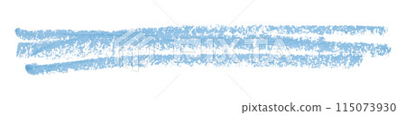 Light blue pencil strokes isolated on white background. 115073930