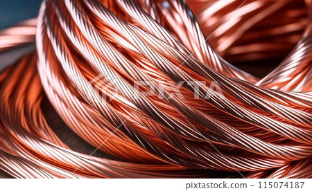 Copper wire close-up image 2 115074187