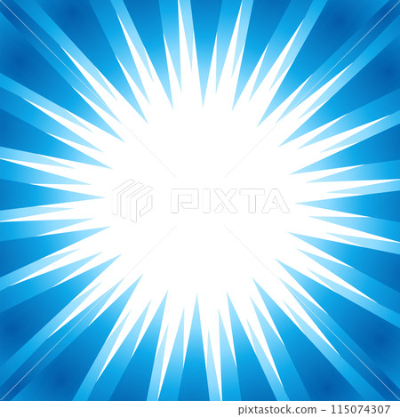 Blue gradient concentrated lines 115074307