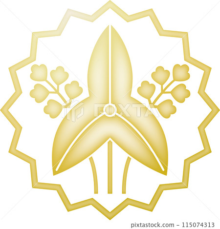 Family crest: Ozekizawa [gold] 115074313