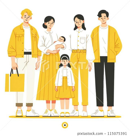 Family with a smile 115075391