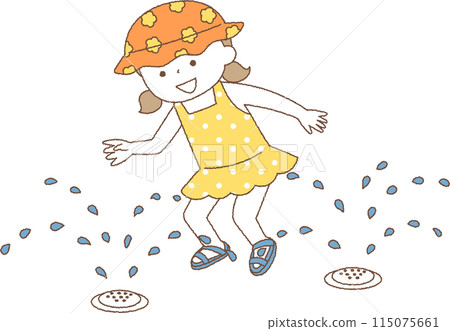 夏天玩水的女孩 夏天玩水的女孩 115075661