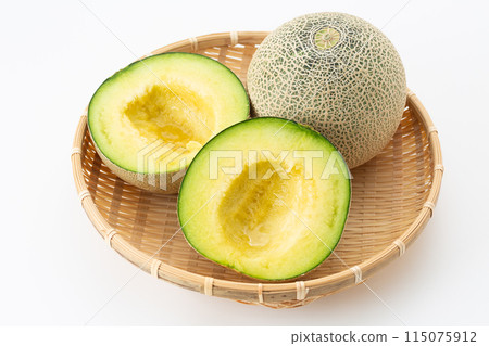 Andean melon on white background 115075912