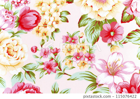 Farleigh Floral Medium Antique Fabric 115076422