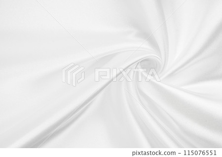 White color silk texture background. 115076551