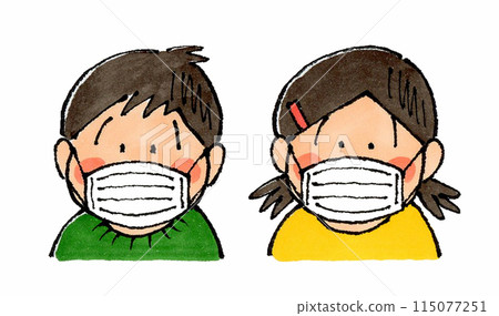 Boys and girls to mask 115077251