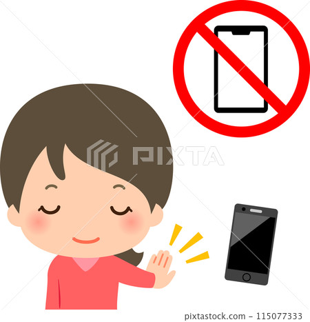 Woman gives up smartphone, digital detox 115077333