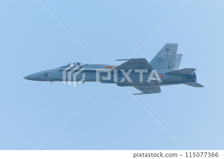 西班牙空軍 EF-18A 大黃蜂側視圖 115077366