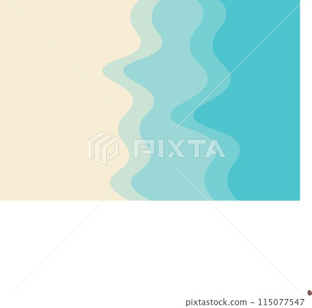 溫柔的海浪湧動的海邊 115077547