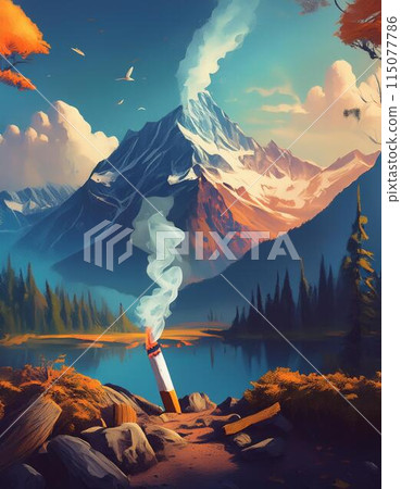 香菸對身體的危害圖解 115077786