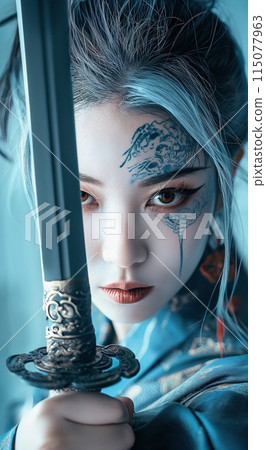 女武士、女劍客、武士 115077963