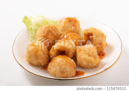 甜辣醬魚糕（魚、魷魚） 115078522