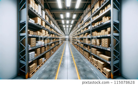 Logistics warehouse Logistics warehouse 115078628