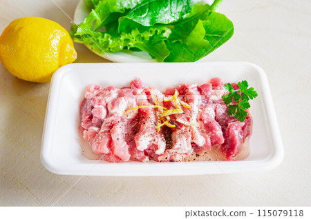 Pork in Lemon Dressing 115079118
