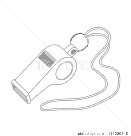 Illustration of whistle Illustration of whistle 115080548