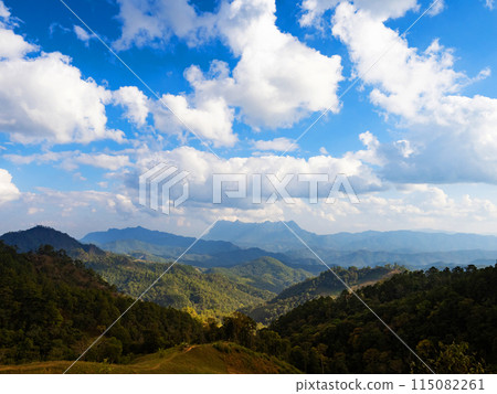 Doi Luang Chiang Dao mountain hills in Chiang Mai Doi Luang Chiang Dao mountain hills in Chiang Mai 115082261