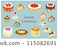 糖果手繪插圖集 115082691