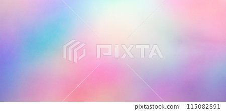 Abstract blur holographic rainbow foil iridescent panoramic background Abstract blur holographic rainbow foil iridescent panoramic background 115082891
