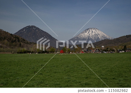 Ranch and Mt. Yotei Ranch and Mt. Yotei 115082982