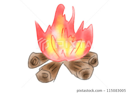 Illustration of bonfire 115083005