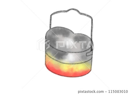 露營時，用電鍋煮米飯很受歡迎。 115083010