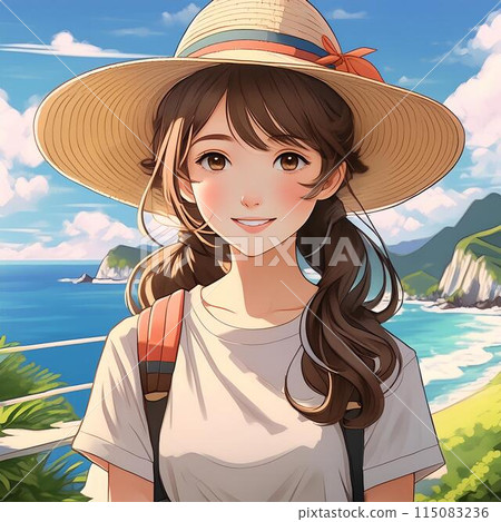 草帽女孩 115083236