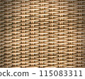 Background old brown wicker basket. Background are texture 115083311