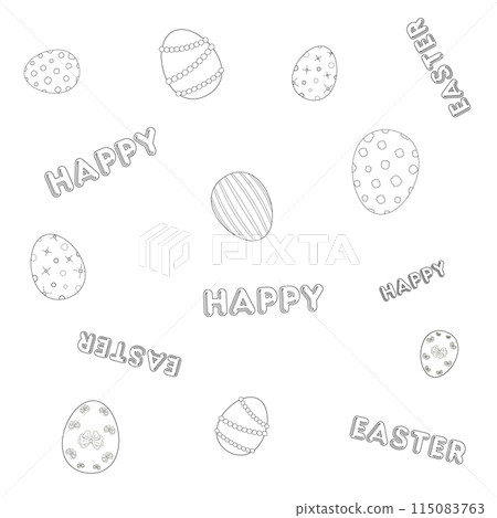 easter, easter eggs, ornate 115083763