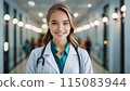 Young doctor woman portrait 115083944