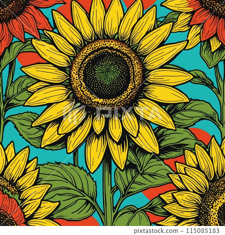 Sunflower Wallpaper 115085183