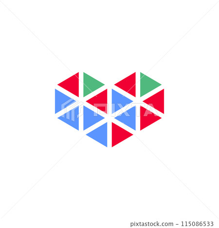 Heart icon or Valentines day symbol Heart icon or Valentines day symbol 115086533
