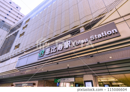 日本東京街景、惠比壽站（西口）等景觀=第4 115086604