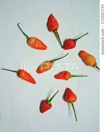 Chili is one of the basic ingredients that is often used in cooking food 115087233