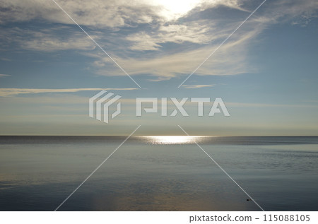 Lake Ladoga in morning. Lake Ladoga in morning. 115088105