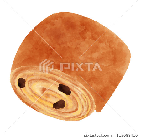 法國麵包插畫 Pain au chocolat 115088410