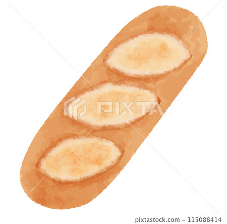 法國麵包插畫Bâtard 115088414