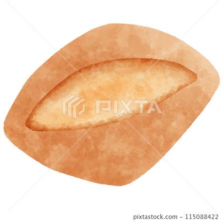 法國麵包插畫 Pain rustique 115088422