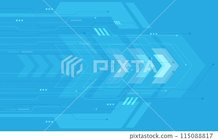 Abstract blue arrow speed technology dynamic geometric design modern futuristic creative vector Abstract blue arrow speed technology dynamic geometric design modern futuristic creative vector 115088817