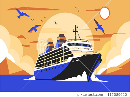 The sky is filled with birds flying around, adding a sense of freedom The sky is filled with birds flying around, adding a sense of freedom 115089620